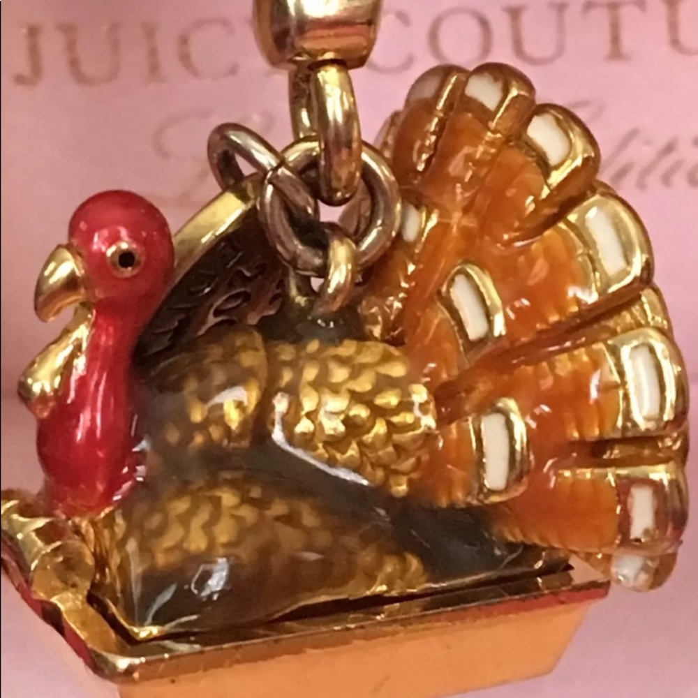 New Juicy Couture TURKEY Charm HOLIDAY THANKGSGIVING